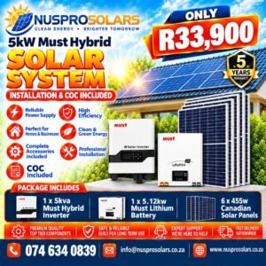 5kW Must Hybrid Solar System