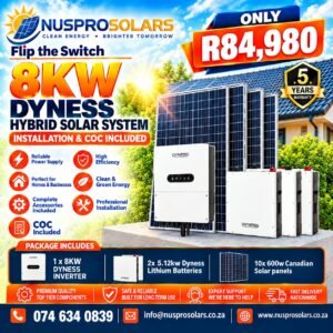 8kW Dyness Hybrid Solar System