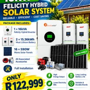 16kW Felicity Hybrid Solar System — Double Battery